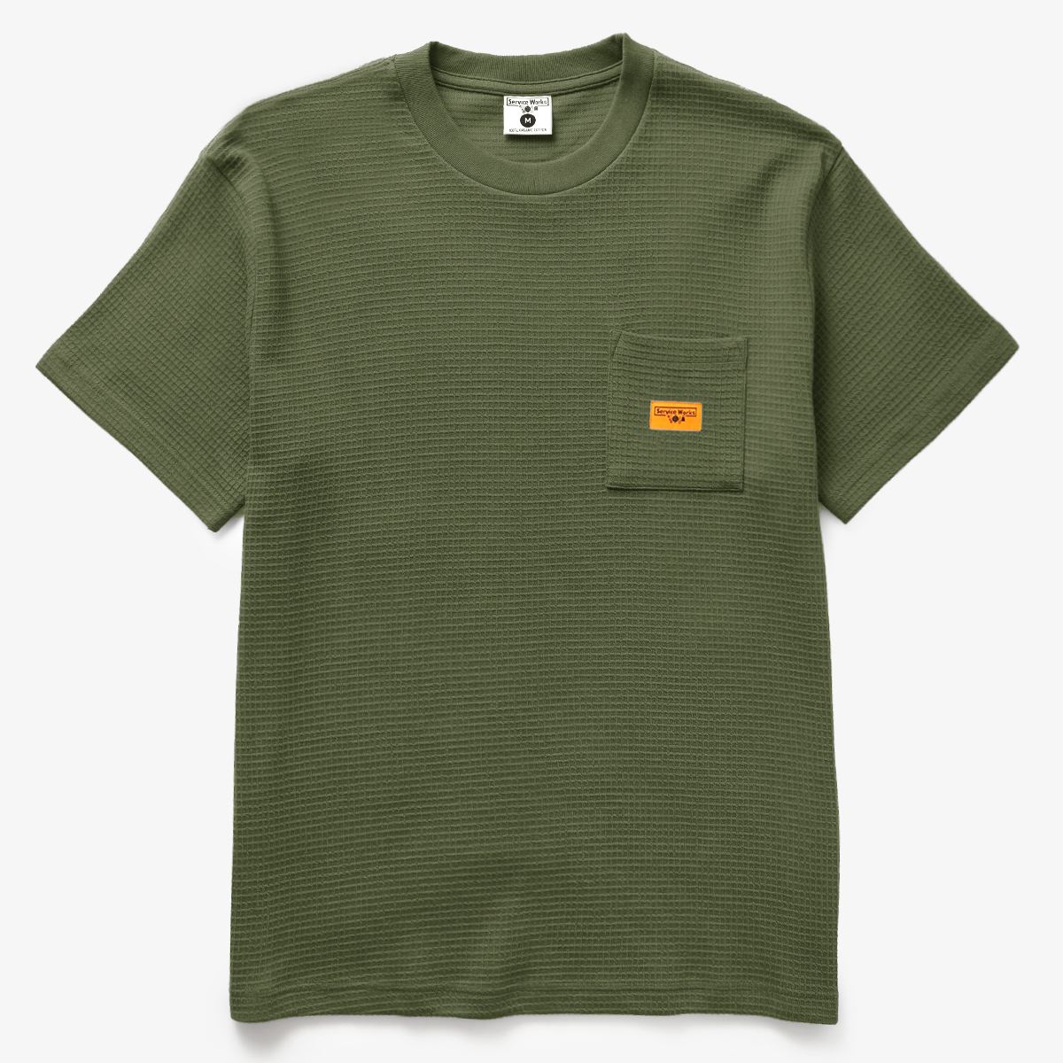 Service Works Waffle Pocket Tee Olive