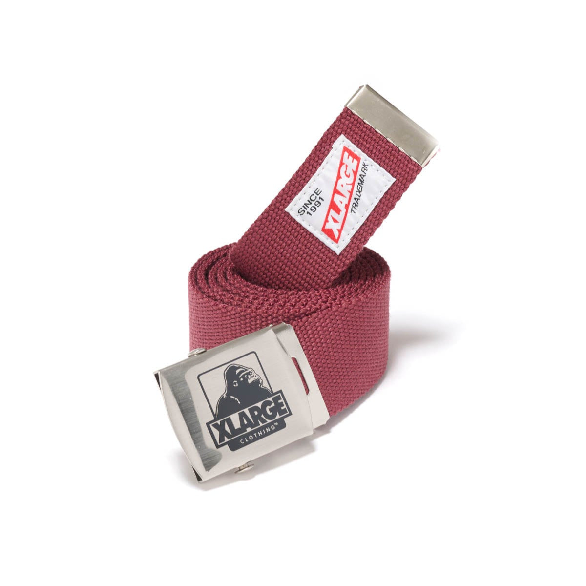 Xlarge Trademark Web Belt Burgundy