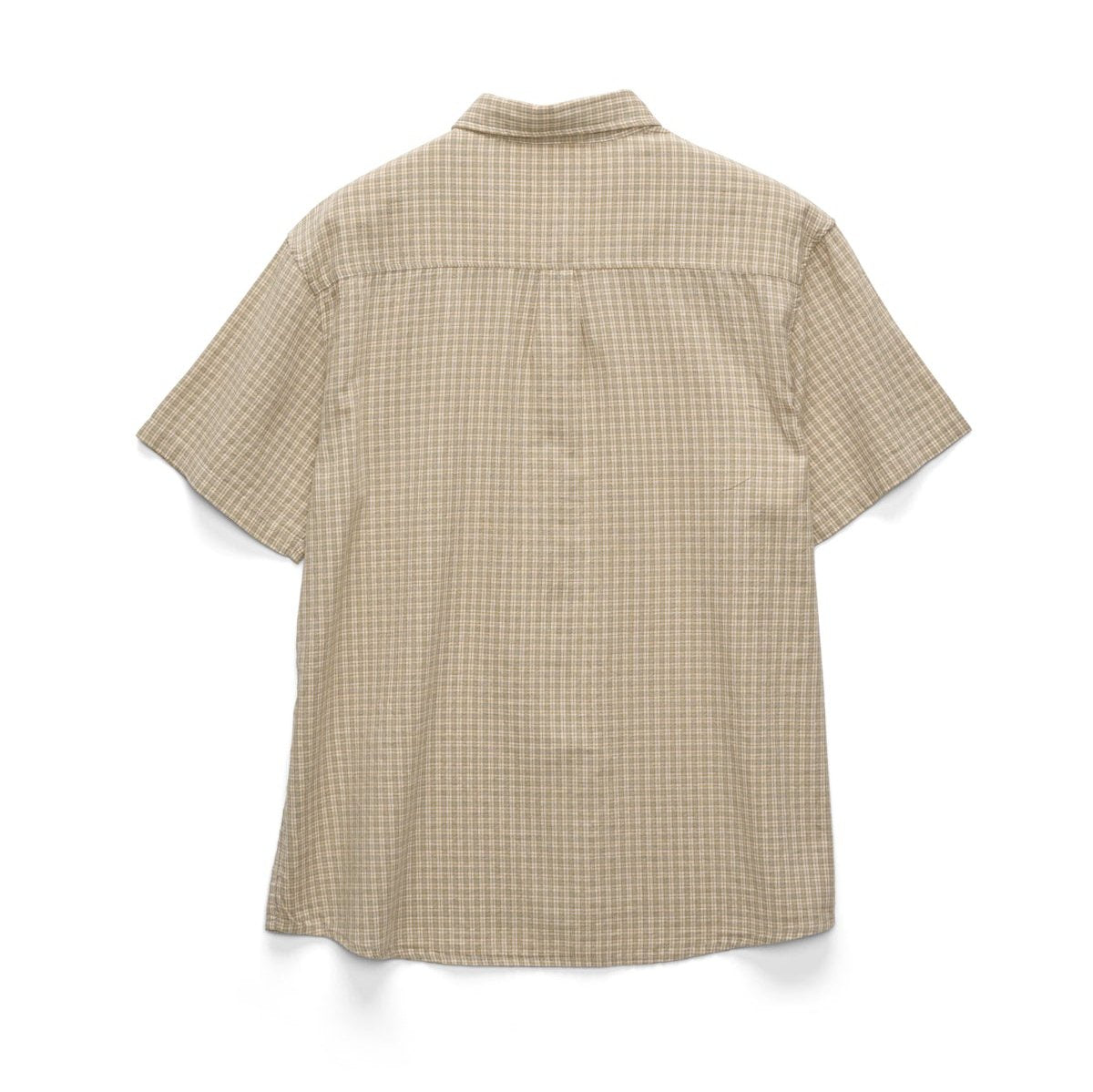 S/DOUBLE Stock Check Classic SS Shirt Artichoke