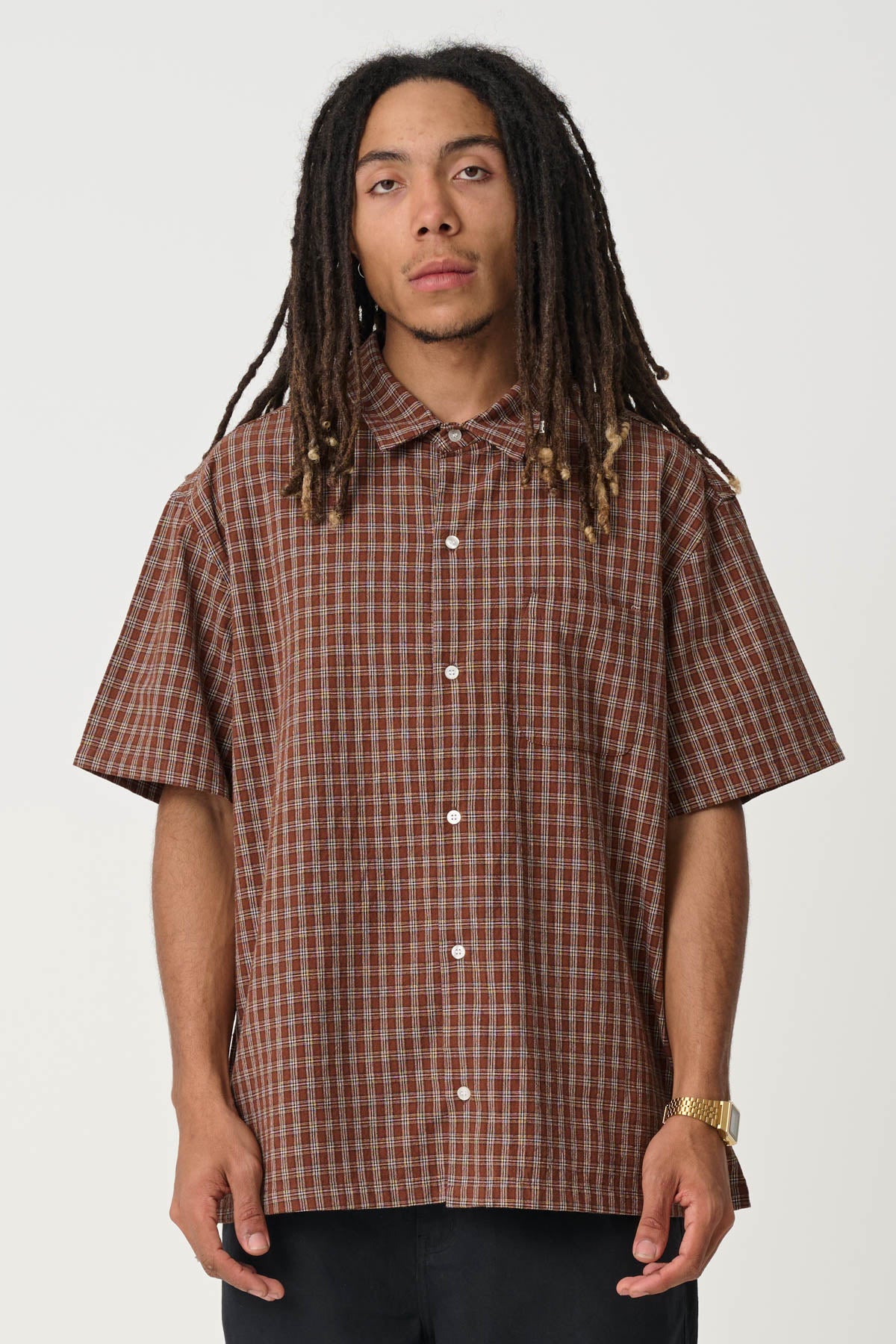 XLARGE Skate Shirt Chocolate