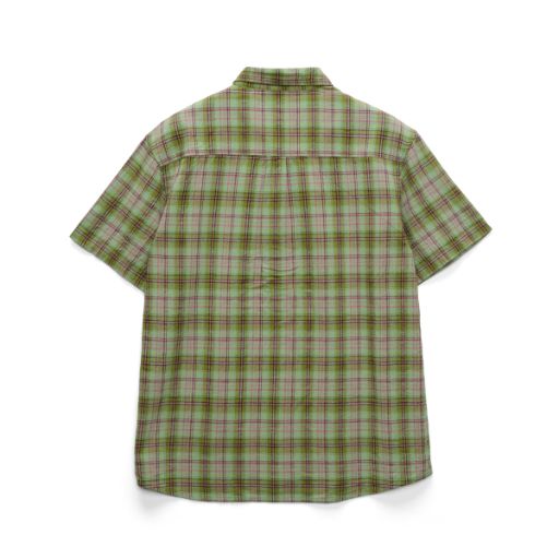 S/DOUBLE Blend Check S/S Shirt Green