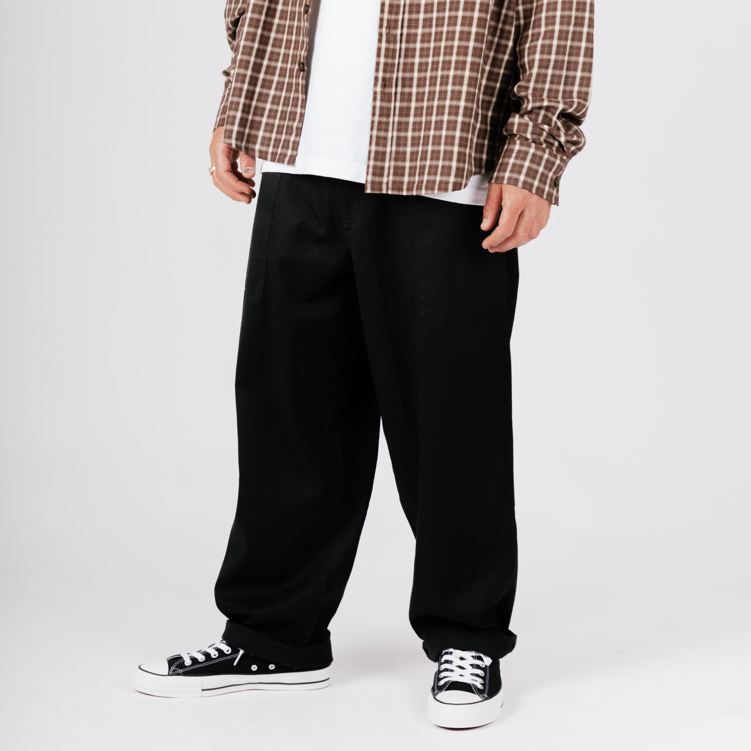 Chess Club 148 Hemp Chess Pant Black