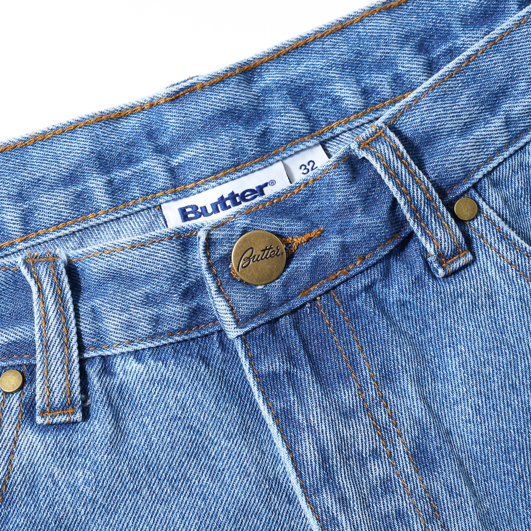 Butter Goods Santosuosso Denim Pants Washed Indigo