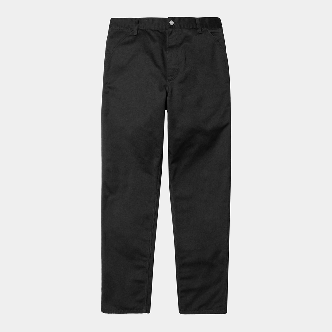 Carhartt WIP Simple Pant Denison Black Rinsed