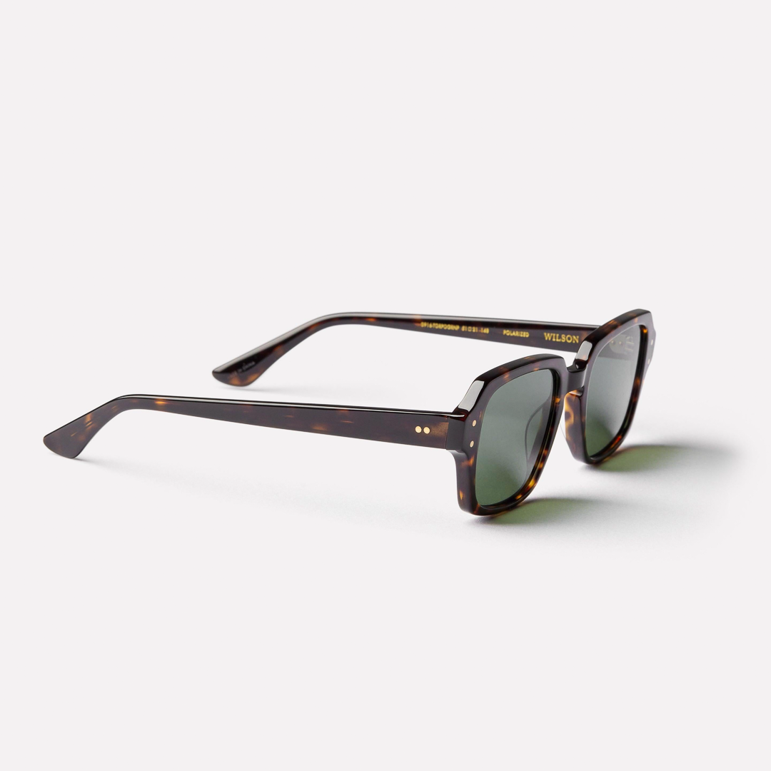 Epøkhe Wilson Tortoise Polished + Green Polarized